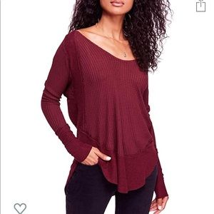 NWT FREE PEOPLE Catalina Thermal Long Sleeve